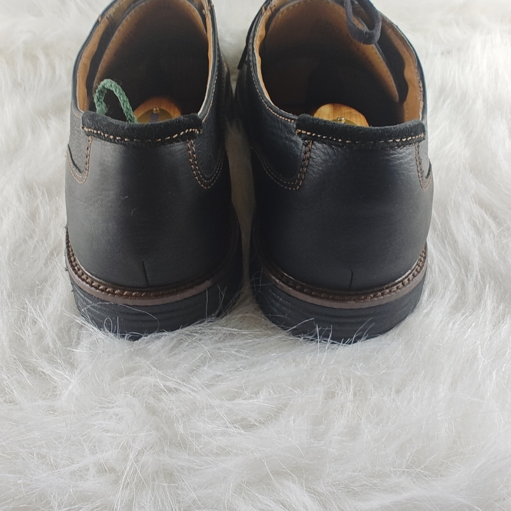 Dockers Black Leather Men’s Dress Shoes Lace Up Oxford Size 12M - Picture 11 of 15